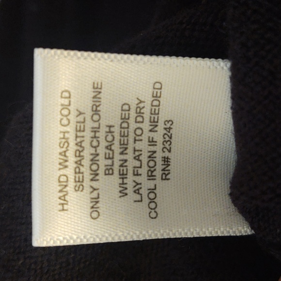 New York & Company Size Medium Black Belted Sweater Dress - Picture 11 of 11